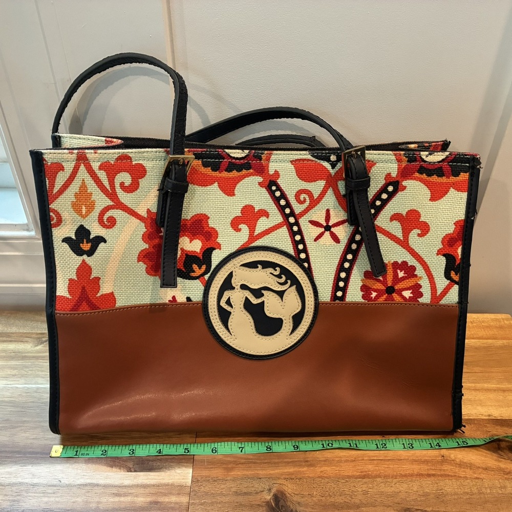 Spartina 449 Natural Linen Tote Coastal Grandmother Southern Preppy READ
